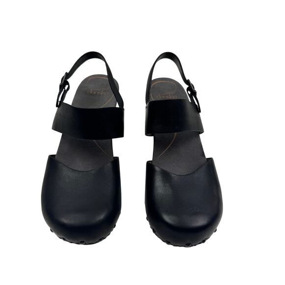 Dansko Black Thea Clogs Women's Size 40/US 9.5-10 - Picture 1 of 11